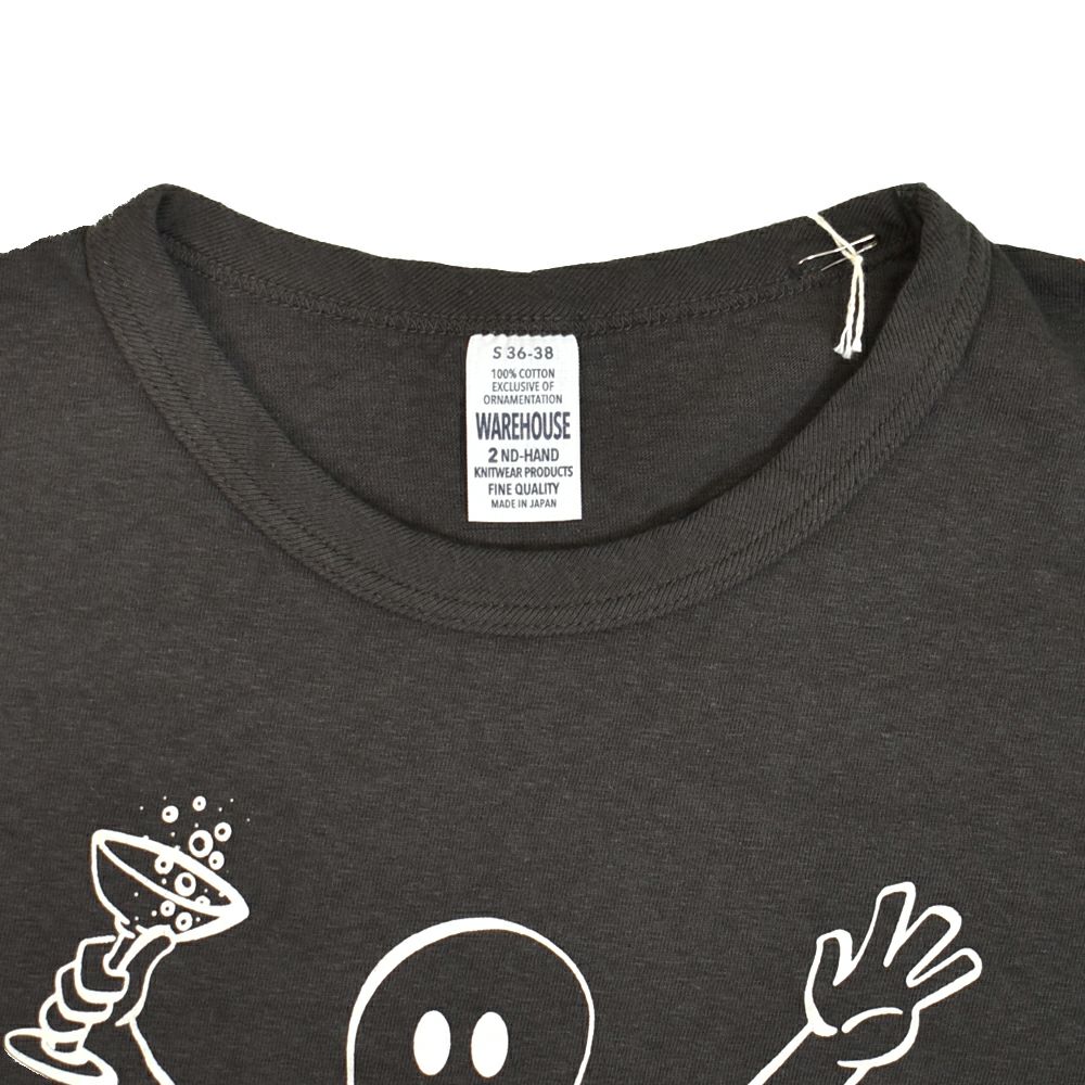 ウエアハウス (WAREHOUSE) Lot 4064 HIGH SPIRITS 半袖プリントTシャツ セコハン 4064