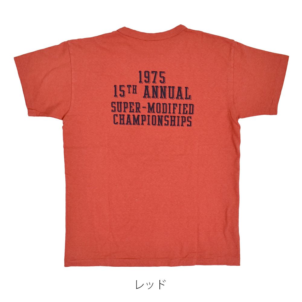 ウエアハウス (WAREHOUSE) Lot 4064 KNOXVILLE 半袖プリントTシャツ セコハン 4064 レッド