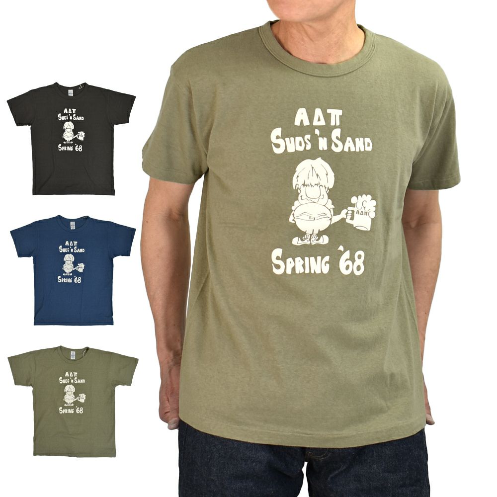 ウエアハウス(WAREHOUSE)Lot 4064 SPRING '68 半袖プリントTシャツ セコハン 4064