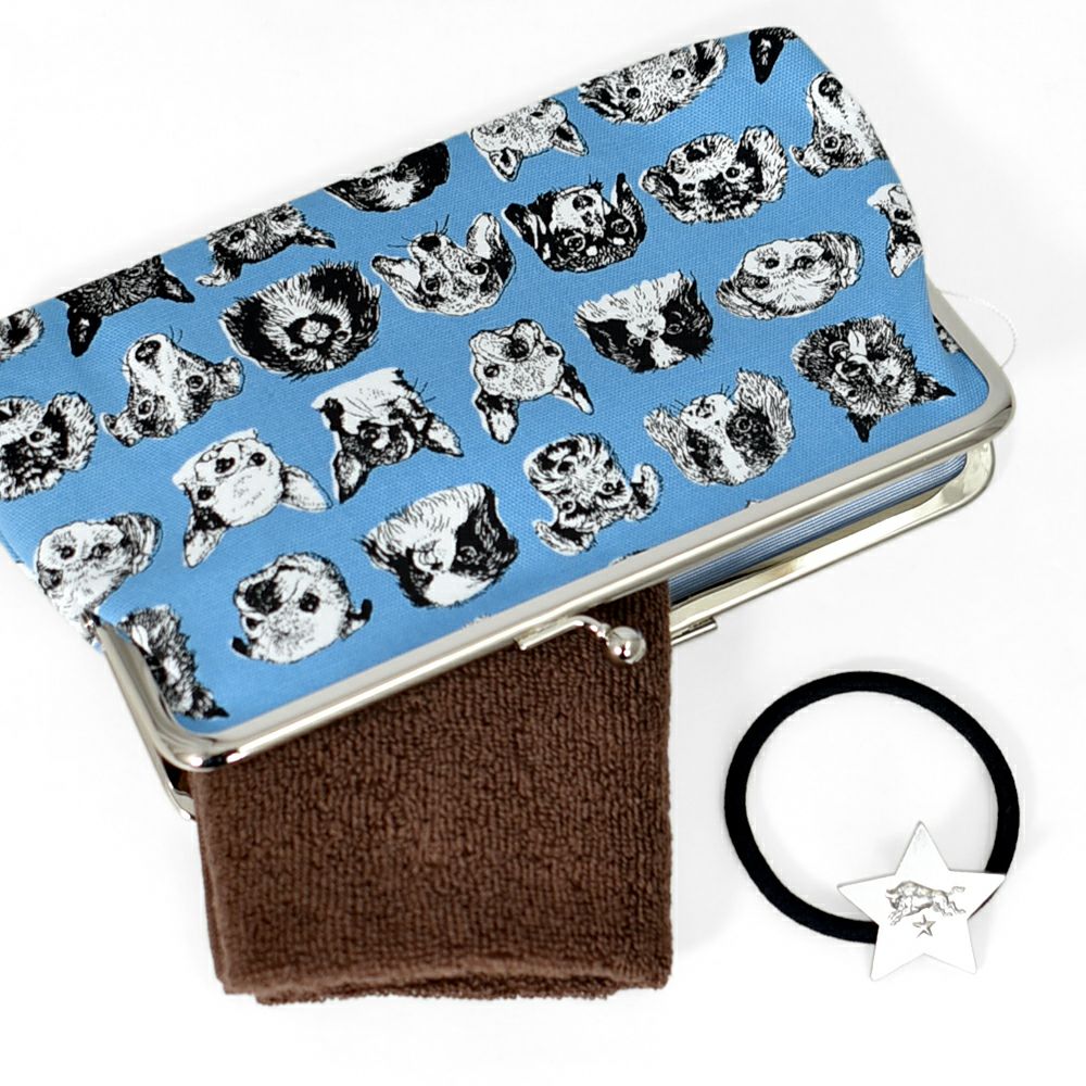 マーブルシュッド (marble SUD) WHO DID IT? がま口 L gamaguchi ばね口ポーチ 小物入れ 09FS060183