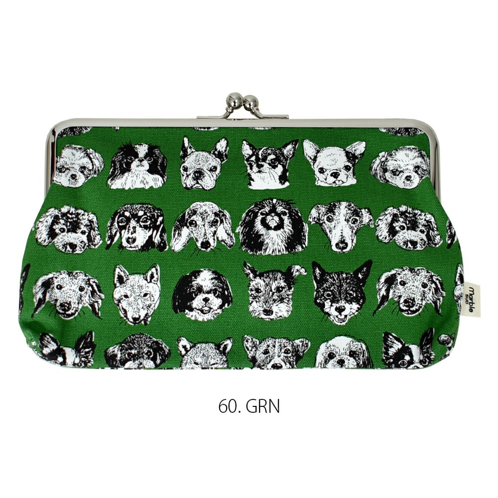 マーブルシュッド (marble SUD) WHO DID IT? がま口 L gamaguchi ばね口ポーチ 小物入れ 09FS060183 60.GRN