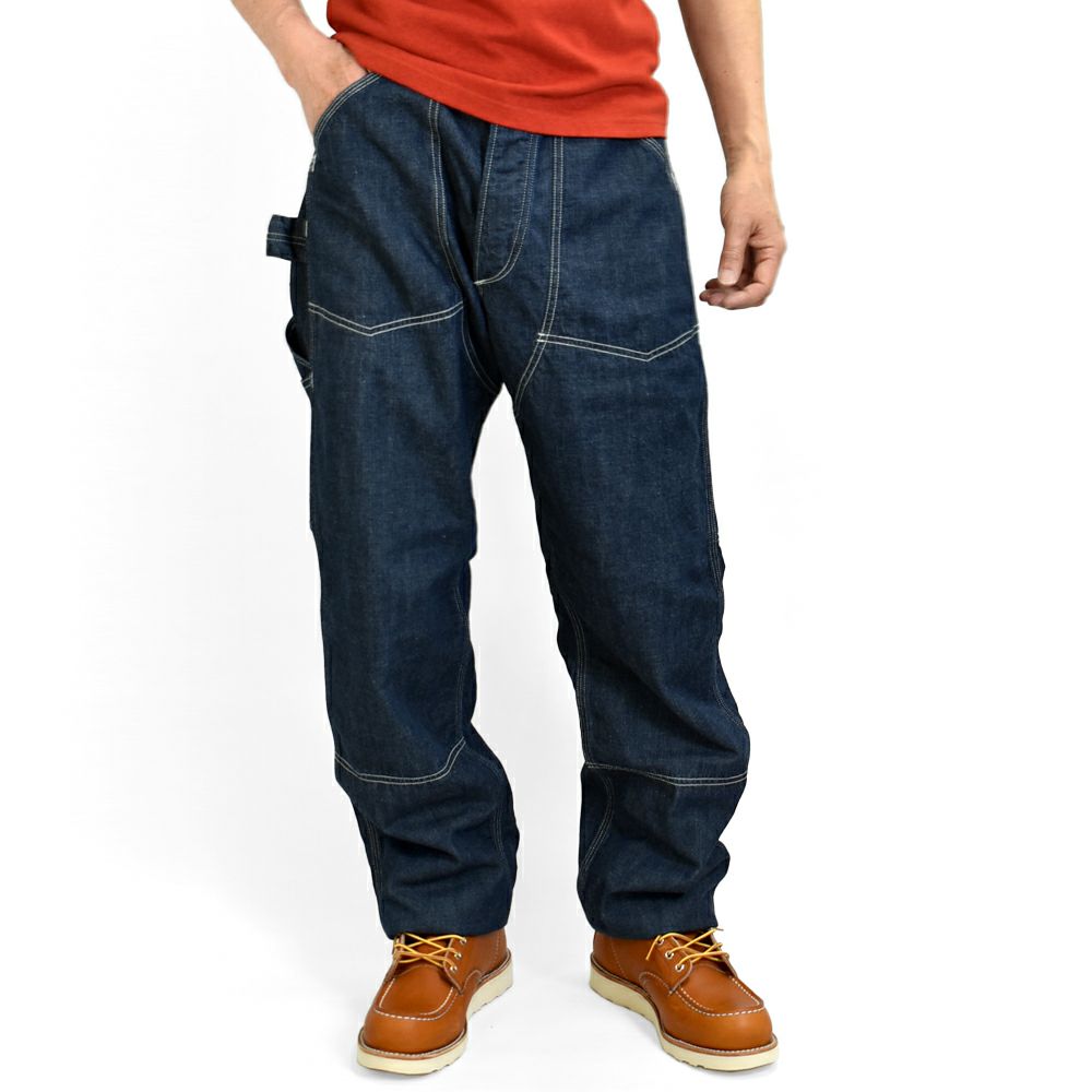 フリーホイーラーズ (FREEWHEELERS) -Lot 102 DENIM OVERALLS- 1920-1930s STYLE WORK CLOTHING Original 10oz Indigo Denim アイアンオール デニムワークパンツ 2512002