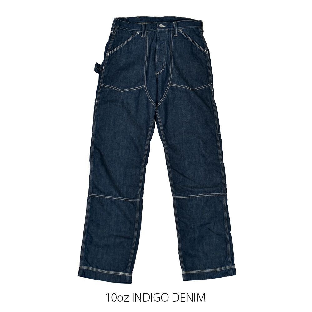 フリーホイーラーズ (FREEWHEELERS) -Lot 102 DENIM OVERALLS- 1920-1930s STYLE WORK CLOTHING Original 10oz Indigo Denim アイアンオール デニムワークパンツ 2512002 10oz INDIGO DENIM