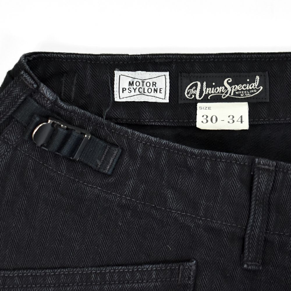 フリーホイーラーズ (FREEWHEELERS) -GRUNTS- 1960s~ STYLE WORK CLOTHING Vintage Style Yarn-Dyed Herringbone Twill YARN-DYED RUDE BLACK ヘリンボーンツイルパンツ 2522010