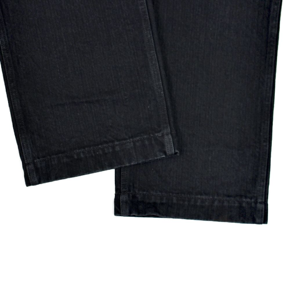 フリーホイーラーズ (FREEWHEELERS) -GRUNTS- 1960s~ STYLE WORK CLOTHING Vintage Style Yarn-Dyed Herringbone Twill YARN-DYED RUDE BLACK ヘリンボーンツイルパンツ 2522010