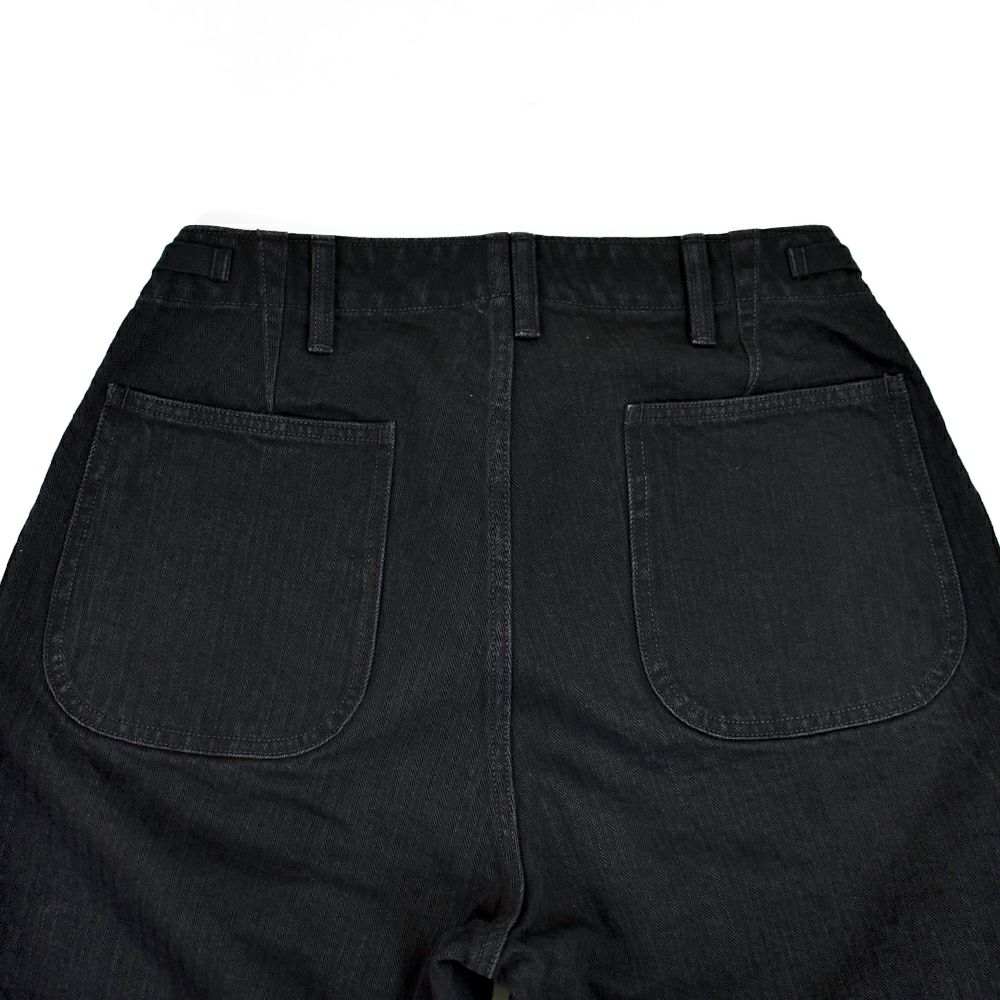 フリーホイーラーズ (FREEWHEELERS) -GRUNTS- 1960s~ STYLE WORK CLOTHING Vintage Style Yarn-Dyed Herringbone Twill YARN-DYED RUDE BLACK ヘリンボーンツイルパンツ 2522010