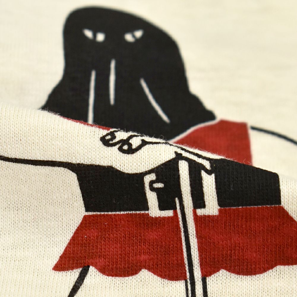 フリーホイーラーズ (FREEWHEELERS) -The ELIMINATOR- Vintage Style Light Weight Jersey STRAW CRM / LEMON PEEL 半袖プリントTシャツ 2525012