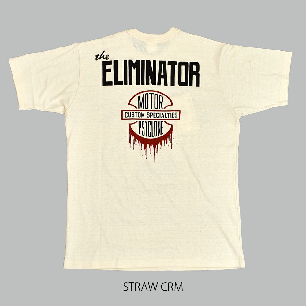 フリーホイーラーズ (FREEWHEELERS) -The ELIMINATOR- Vintage Style Light Weight Jersey STRAW CRM / LEMON PEEL 半袖プリントTシャツ 2525012 STRAW CRM
