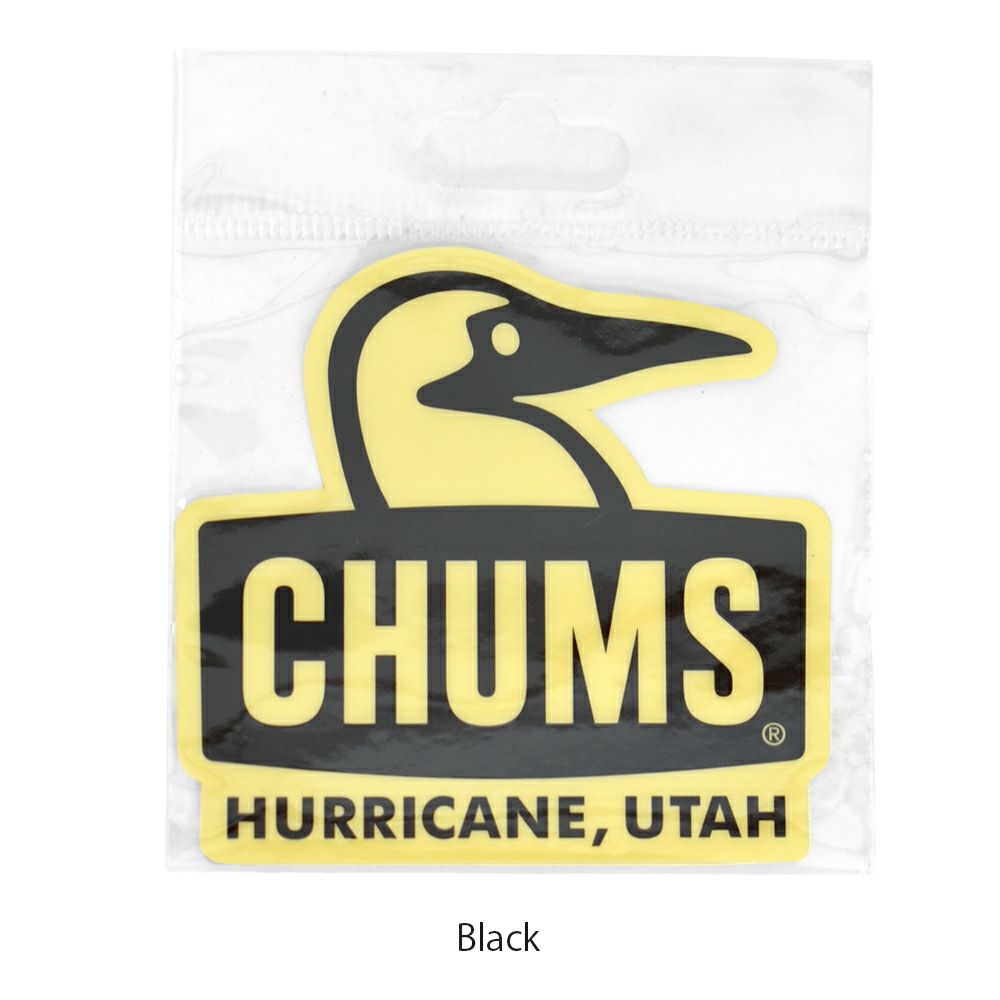 チャムス (CHUMS) ステッカーブービーフェイス Sticker Booby Face ステッカー シール CH62-1124 Black