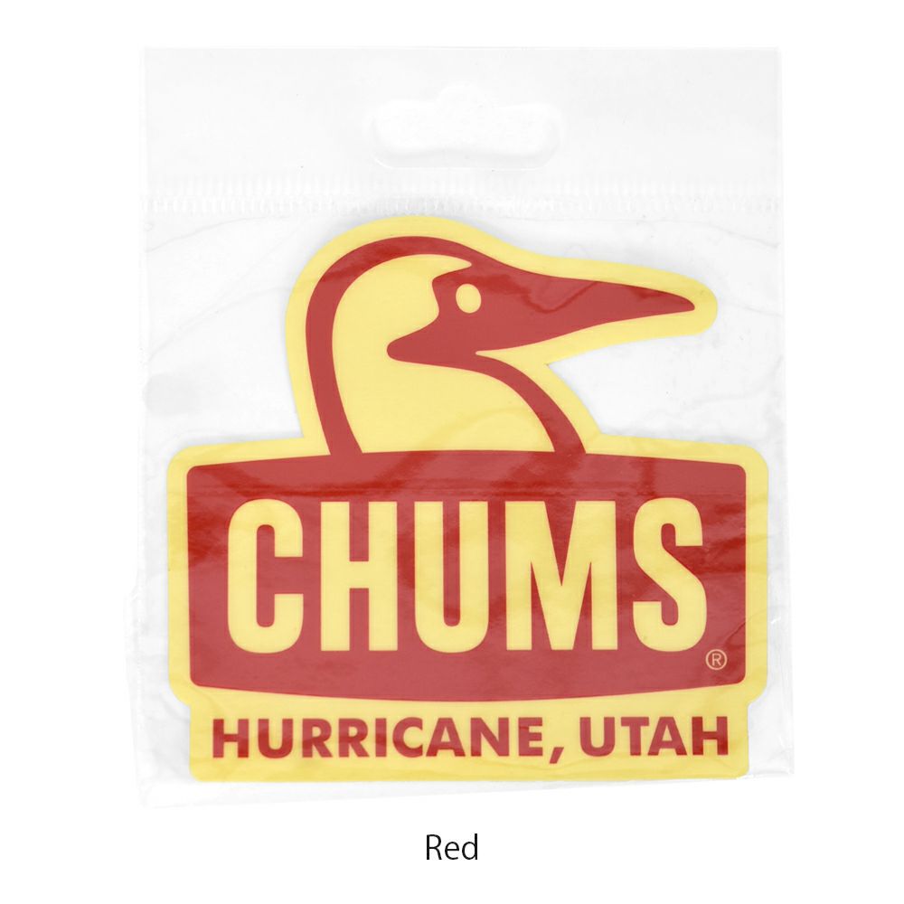 チャムス (CHUMS) ステッカーブービーフェイス Sticker Booby Face ステッカー シール CH62-1124 Red