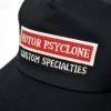 フリーホイーラーズ (FREEWHEELERS) -CUSTOM SPECIALTIES- 1960s~ STYLE SNAPBACK TRUCKER CAP Vintage Style Cotton Twill BLACK トラッカーキャップ メッシュキャップ 帽子 2527003