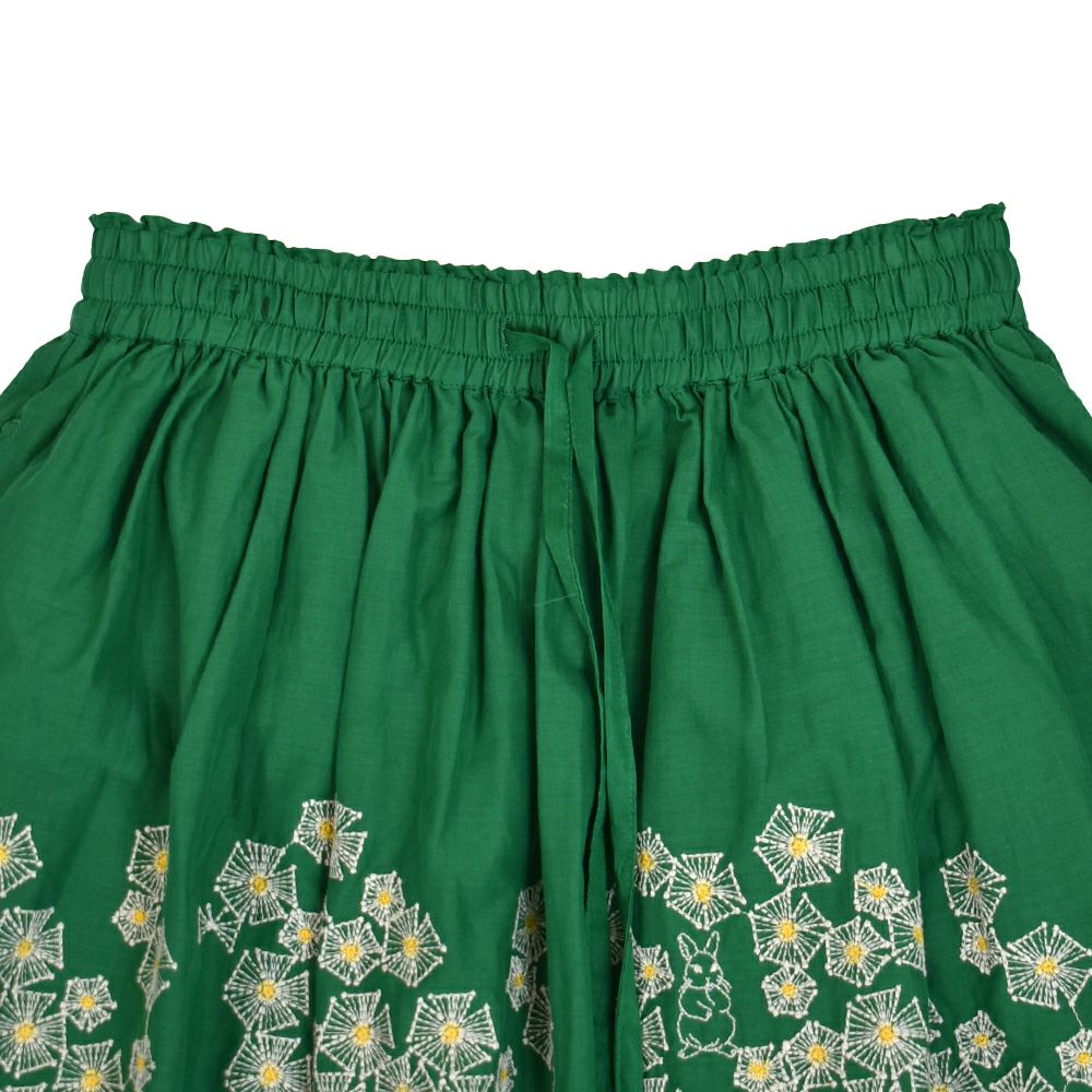 マーブルシュッド (marble SUD) EMB shibazakura gather SK 刺繍ギャザースカート 07FM074004