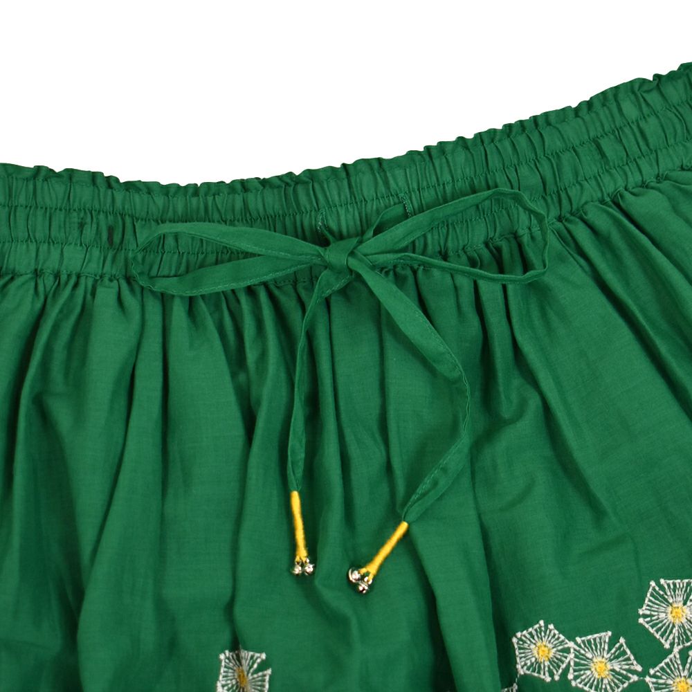 マーブルシュッド (marble SUD) EMB shibazakura gather SK 刺繍ギャザースカート 07FM074004