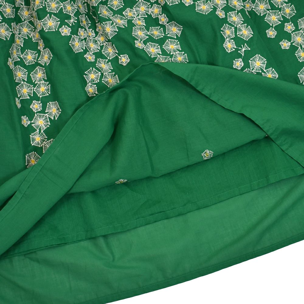 マーブルシュッド (marble SUD) EMB shibazakura gather SK 刺繍ギャザースカート 07FM074004