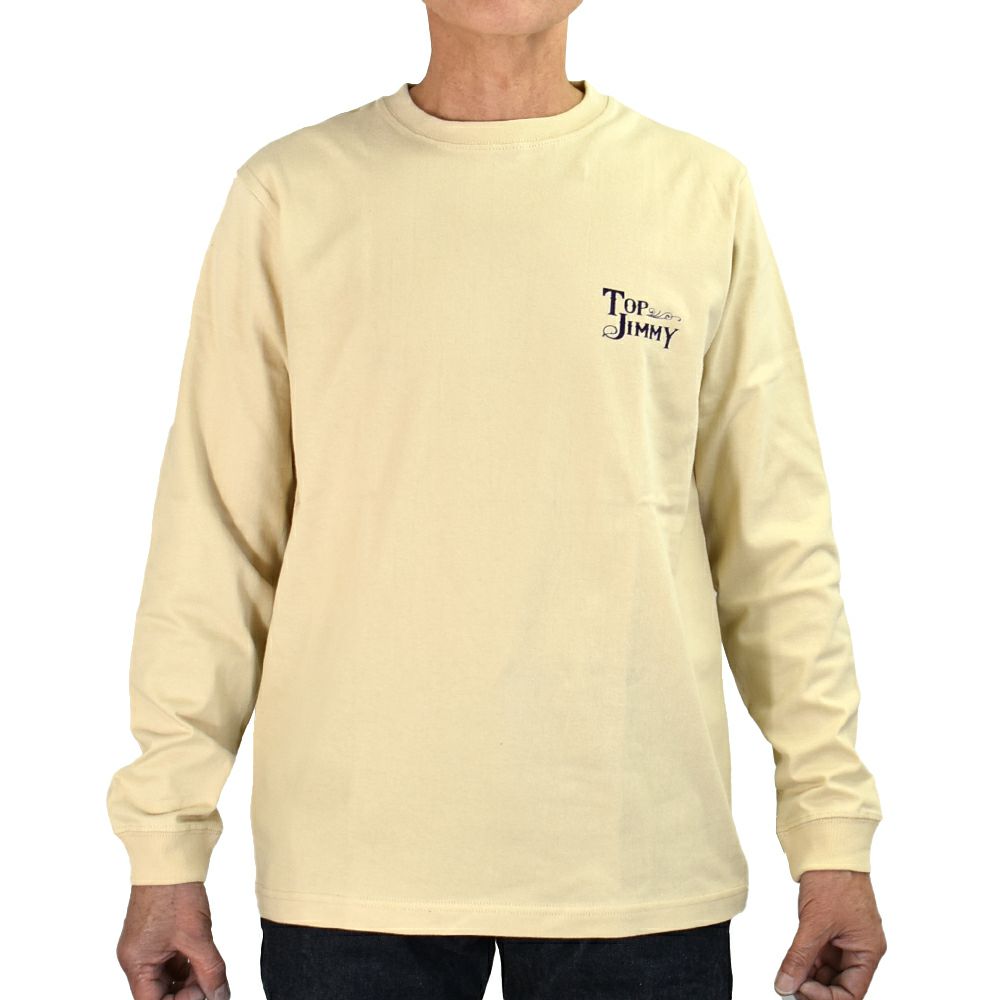 トップジミー (TOP JIMMY) TOP JIMMY LOGO LONG SLEEVE T-SHIRT 長袖ロゴTシャツ ショップオリジナル LST1