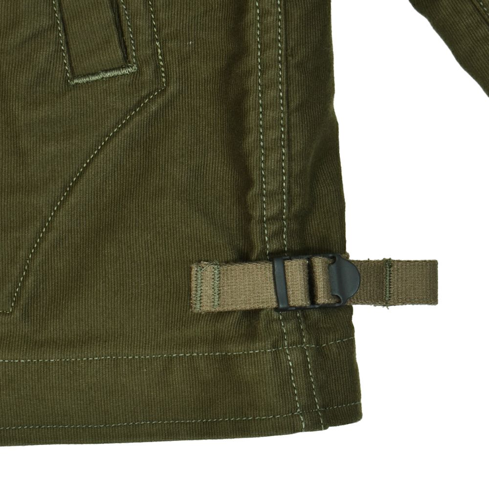 フリーホイーラーズ (FREEWHEELERS) -CHOP EM- DECK WOEKER JACKET 1940~1950s U.S.NAVY MILITARY & MOTOR CULTURE IMAGE COSTOM JACKET Original High Density Jungle Cloth DARK KHAKI GREEN デッキワークジャケット ミリタリージャケット ライトアウター カスタム 2521011