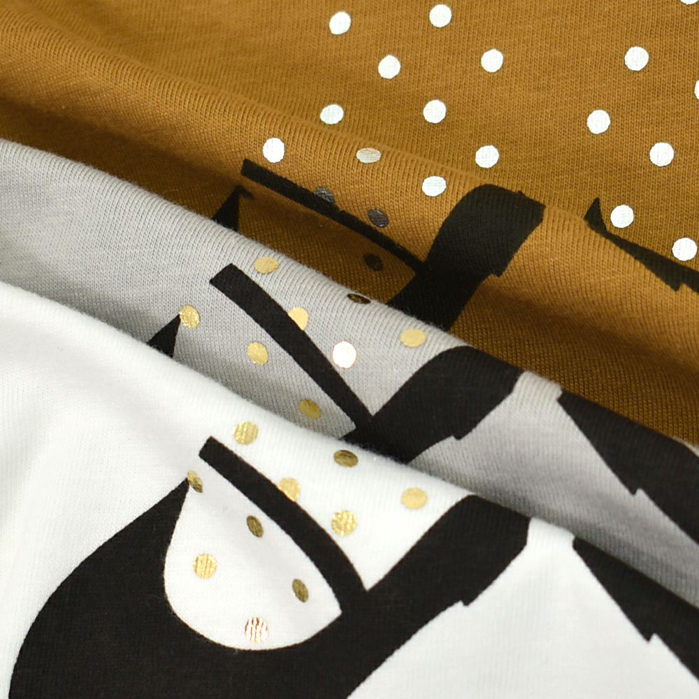 ブリスバンチ (Bliss bunch) ワイドＴ（ソックス箔プリント） ワイド半袖プリントTシャツ A754-310