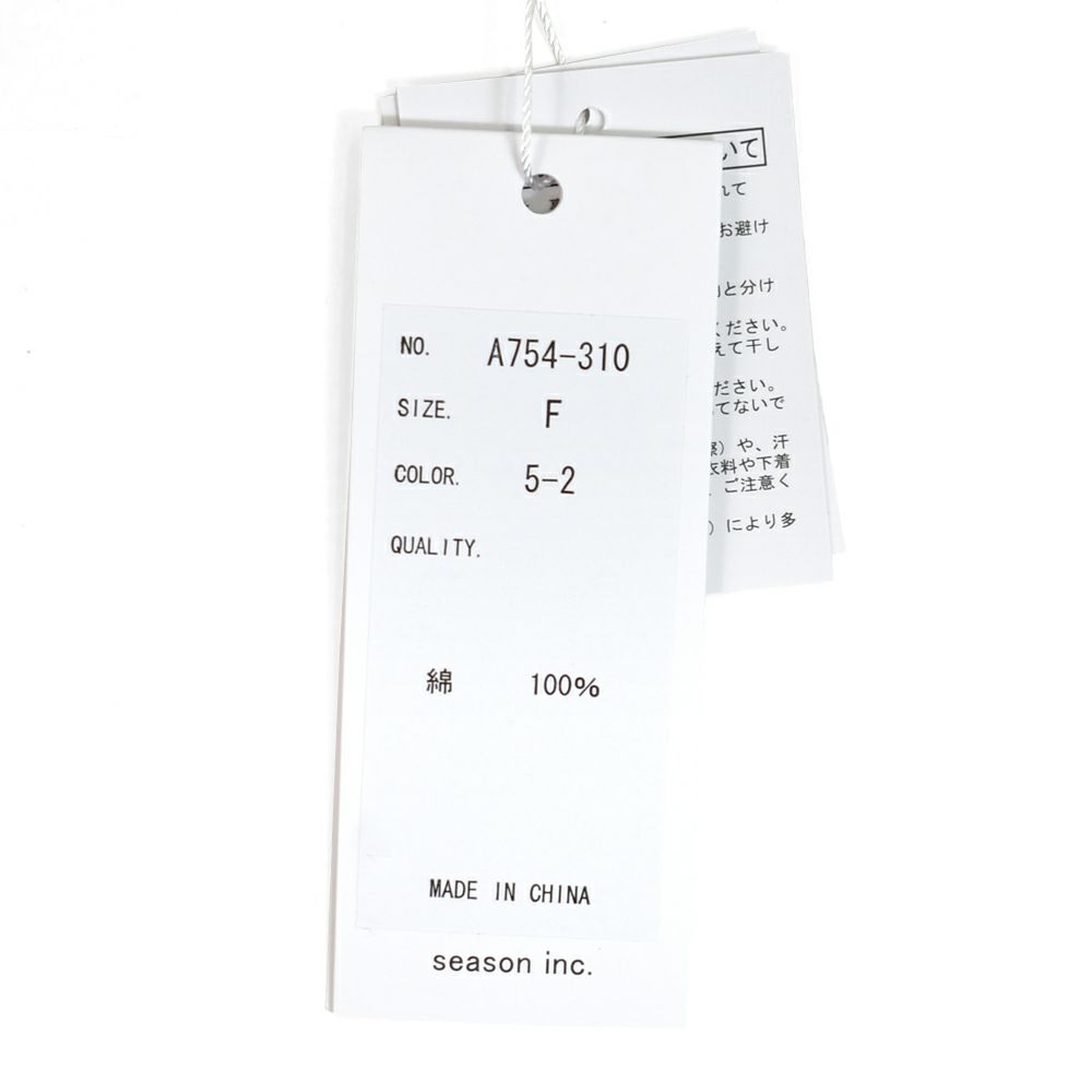 ブリスバンチ (Bliss bunch) ワイドＴ（ソックス箔プリント） ワイド半袖プリントTシャツ A754-310