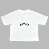 ブリスバンチ (Bliss bunch) ワイドＴ（ソックス箔プリント） ワイド半袖プリントTシャツ A754-310 5-1.O/White