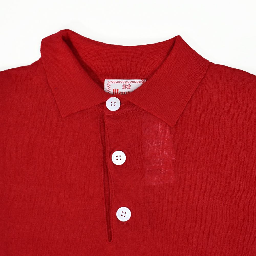 マオメイド (MAOMADE) ワイドが気分 ポロニット 半袖ポロシャツ 521106