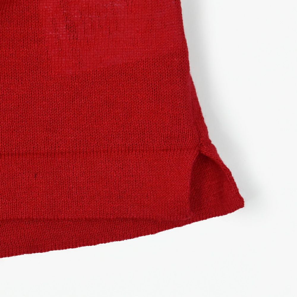 マオメイド (MAOMADE) ワイドが気分 ポロニット 半袖ポロシャツ 521106