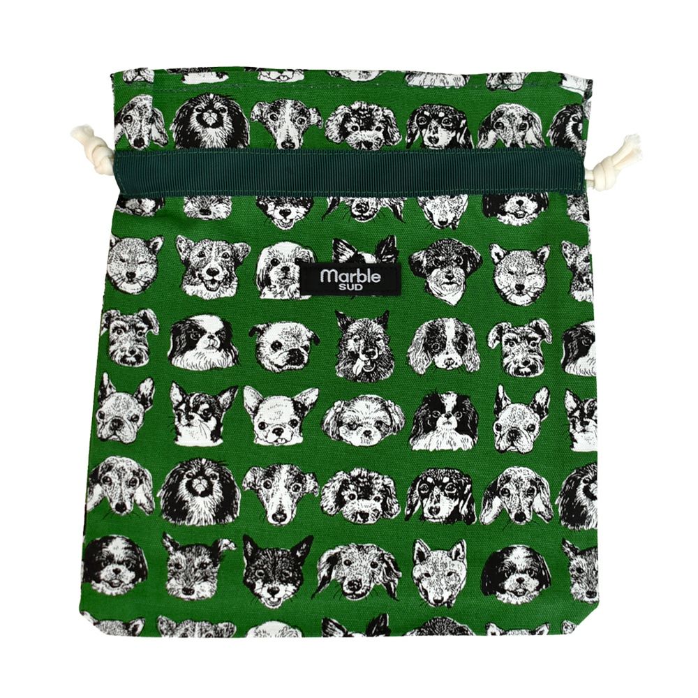 マーブルシュッド (marble SUD) WHO DID IT? 巾着 Purse 小物入れ 巾着袋 09FS059187 60.GRN