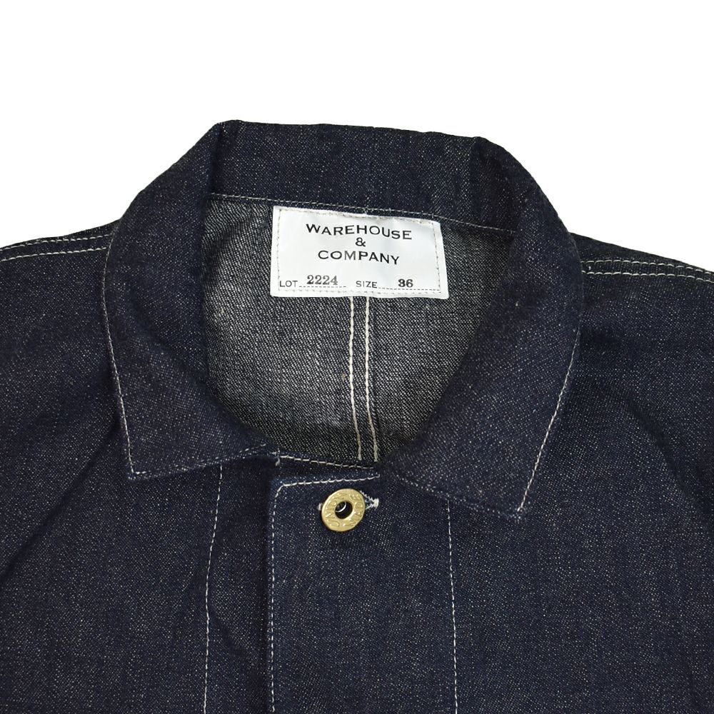 ウエアハウス (WAREHOUSE) Lot 2224 1920'S FREE LAND CHORE JACKET デニムジャケット カバーオール ライトアウター 2224