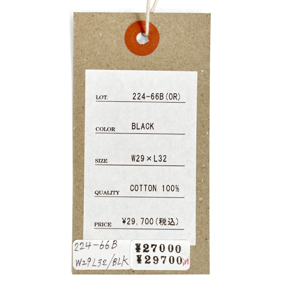 ドゥニーム (DENIME) Lot 224-66B (66MODEL) BLACK DENIM ブラックジーンズ デニムパンツ ジーパン