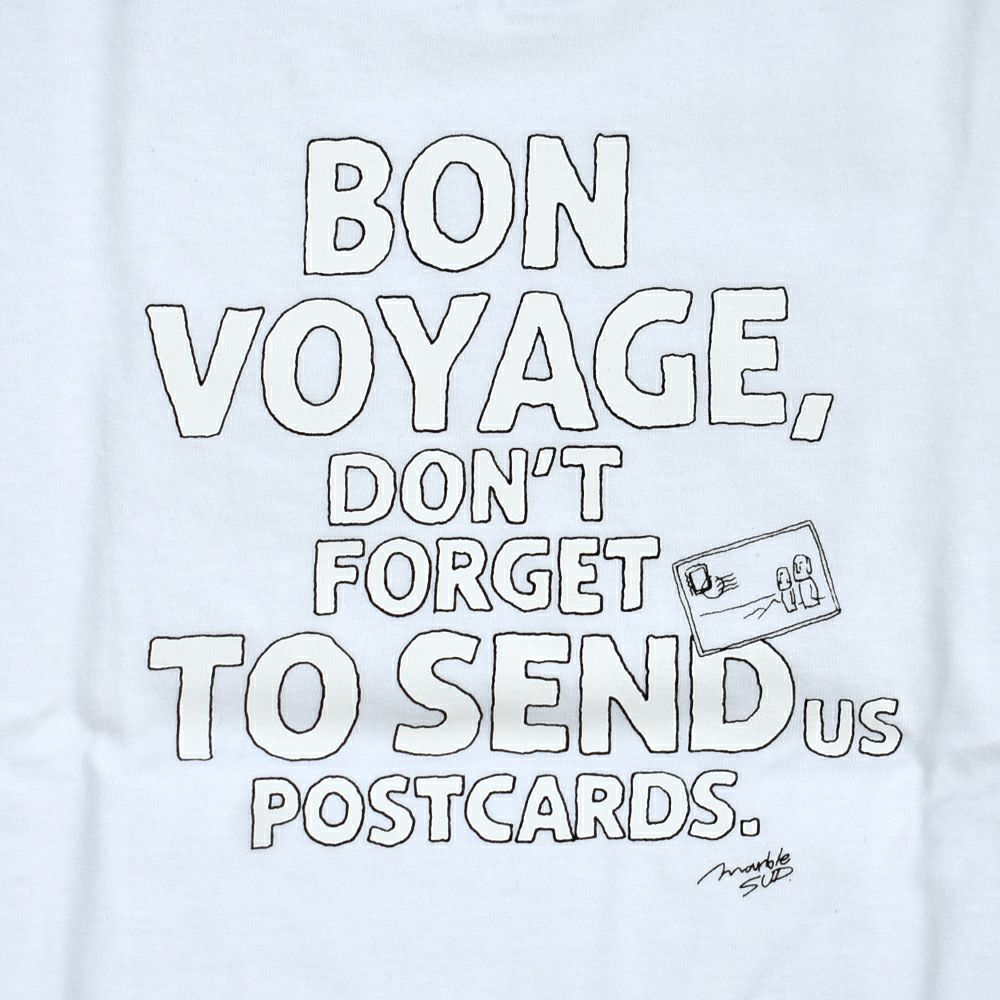 マーブルシュッド (marble SUD) BON VOYAGE S/S TEE 半袖プリントTシャツ 01FM003144