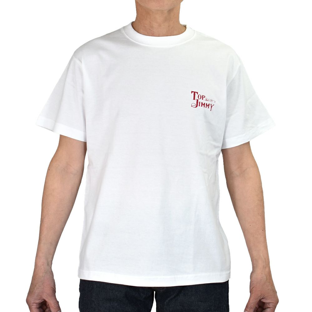 トップジミー (TOP JIMMY) TOP JIMMY LOGO SHORT SLEEVE T-SHIRT 半袖ロゴTシャツ ショップオリジナル SST1