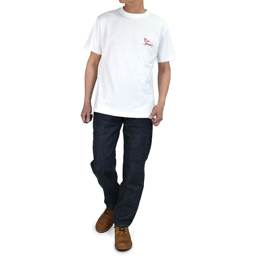 トップジミー (TOP JIMMY) TOP JIMMY LOGO SHORT SLEEVE T-SHIRT 半袖ロゴTシャツ ショップオリジナル SST1