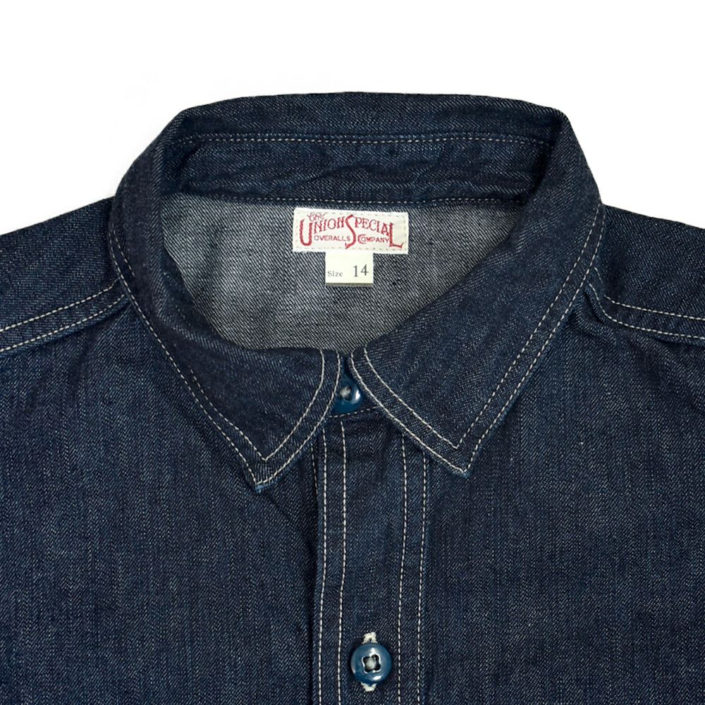 フリーホイーラーズ (FREEWHEELERS) -Blystone- MECHANIC SHIRT 1930s~ STYLE WORK CLOTHING Vintage Style 8oz Indigo Denim 長袖デニムシャツ ワークシャツ メカニックシャツ 2523002