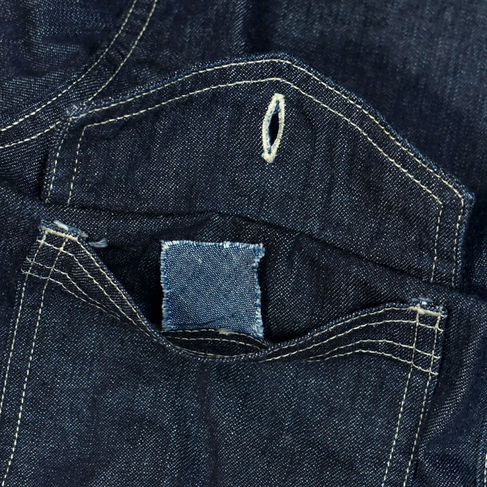 フリーホイーラーズ (FREEWHEELERS) -Blystone- MECHANIC SHIRT 1930s~ STYLE WORK CLOTHING Vintage Style 8oz Indigo Denim 長袖デニムシャツ ワークシャツ メカニックシャツ 2523002