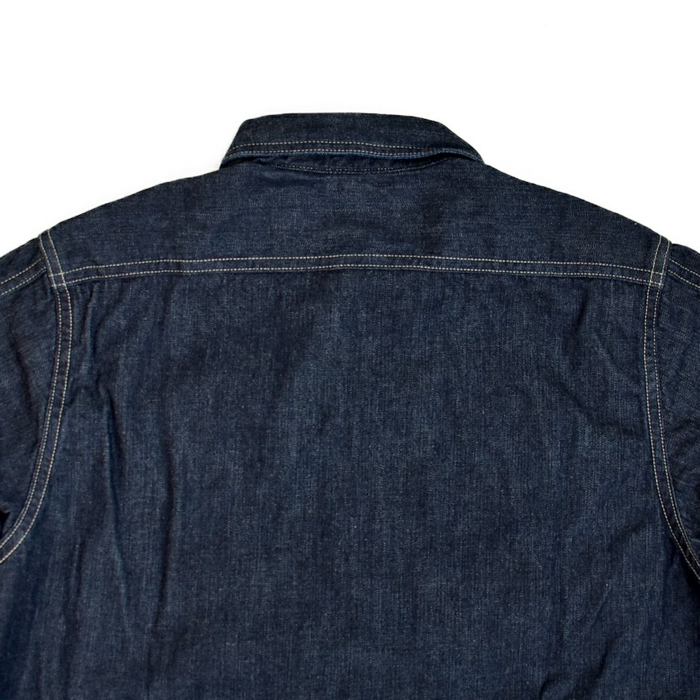 フリーホイーラーズ (FREEWHEELERS) -Blystone- MECHANIC SHIRT 1930s~ STYLE WORK CLOTHING Vintage Style 8oz Indigo Denim 長袖デニムシャツ ワークシャツ メカニックシャツ 2523002