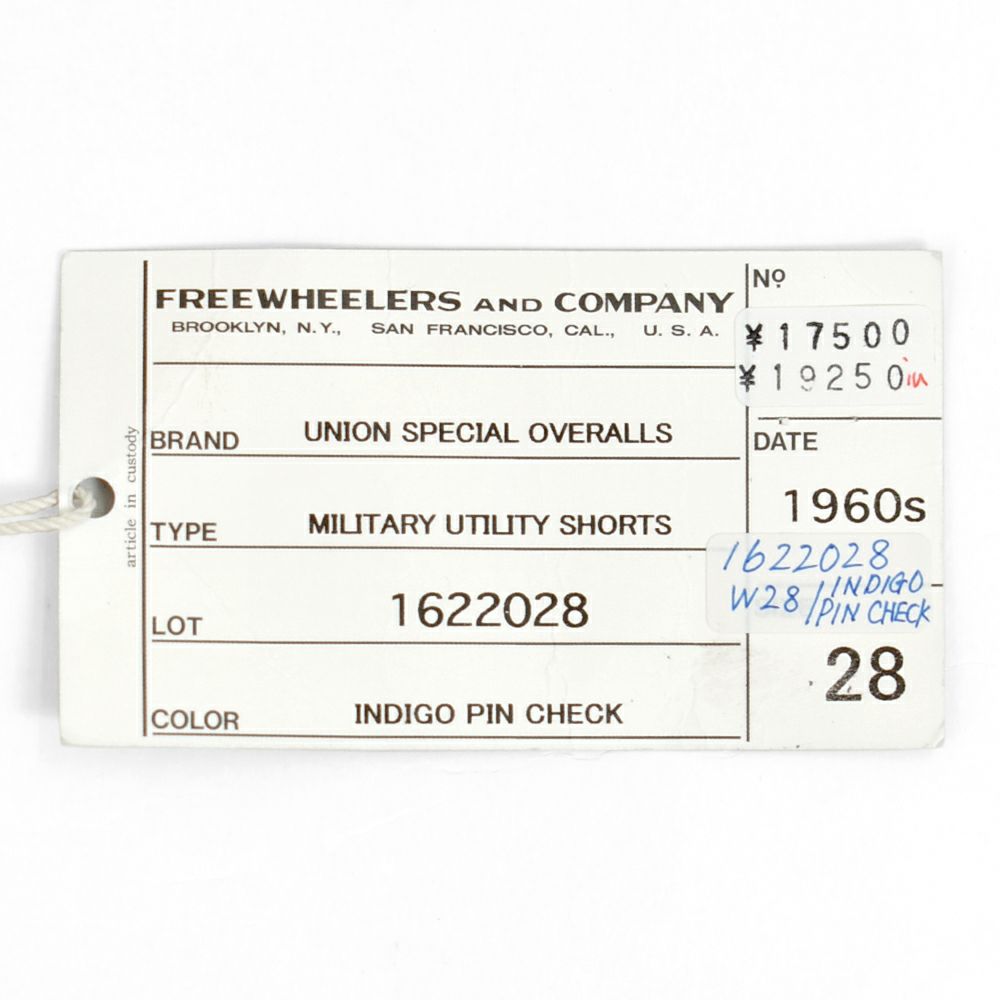 フリーホイーラーズ (FREEWHEELERS) -MILITARY UTILITY SHORTS- 1960s CIVILIAN MILITARY STYLE SHORTS ショーツ ショートパンツ 1622028