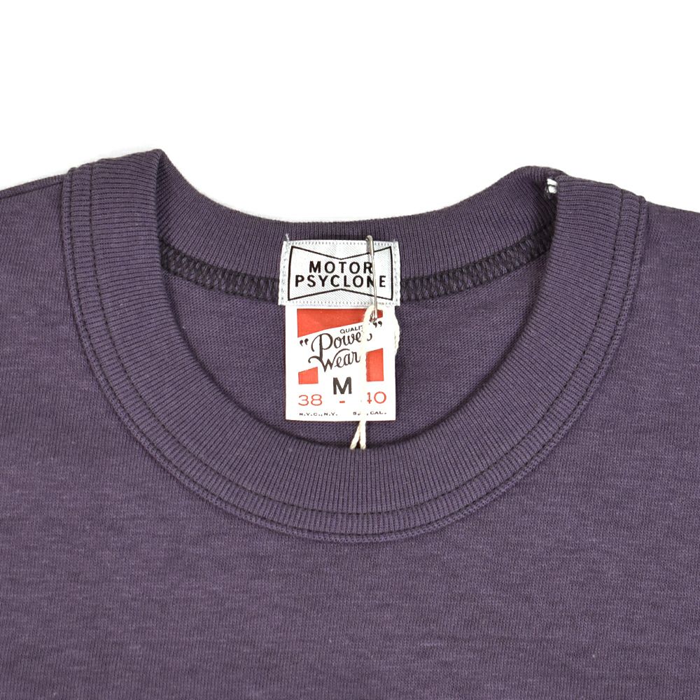 フリーホイーラーズ (FREEWHEELERS) -HELMET LAWS SUCK- Vintage Style Light Weight Jersey WASTED NAVY 半袖プリントTシャツ 2525014