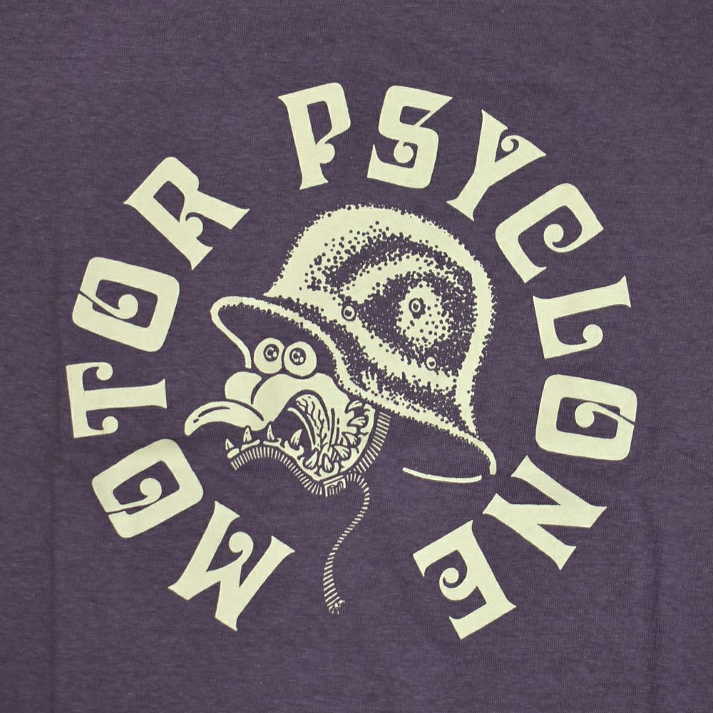 フリーホイーラーズ (FREEWHEELERS) -HELMET LAWS SUCK- Vintage Style Light Weight Jersey WASTED NAVY 半袖プリントTシャツ 2525014