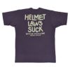 フリーホイーラーズ (FREEWHEELERS) -HELMET LAWS SUCK- Vintage Style Light Weight Jersey WASTED NAVY 半袖プリントTシャツ 2525014