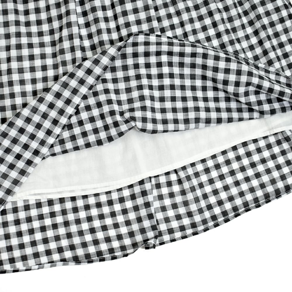 ブリスバンチ (Bliss bunch) ギャザースカート ギンガムチェック W754-340