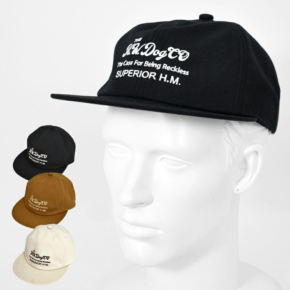 ザ エイチ ダブリュー ドッグ アンド カンパニー(THE H.W.DOG＆CO.) BALL CAP ベースボールキャップ 帽子 刺繍 D-01022