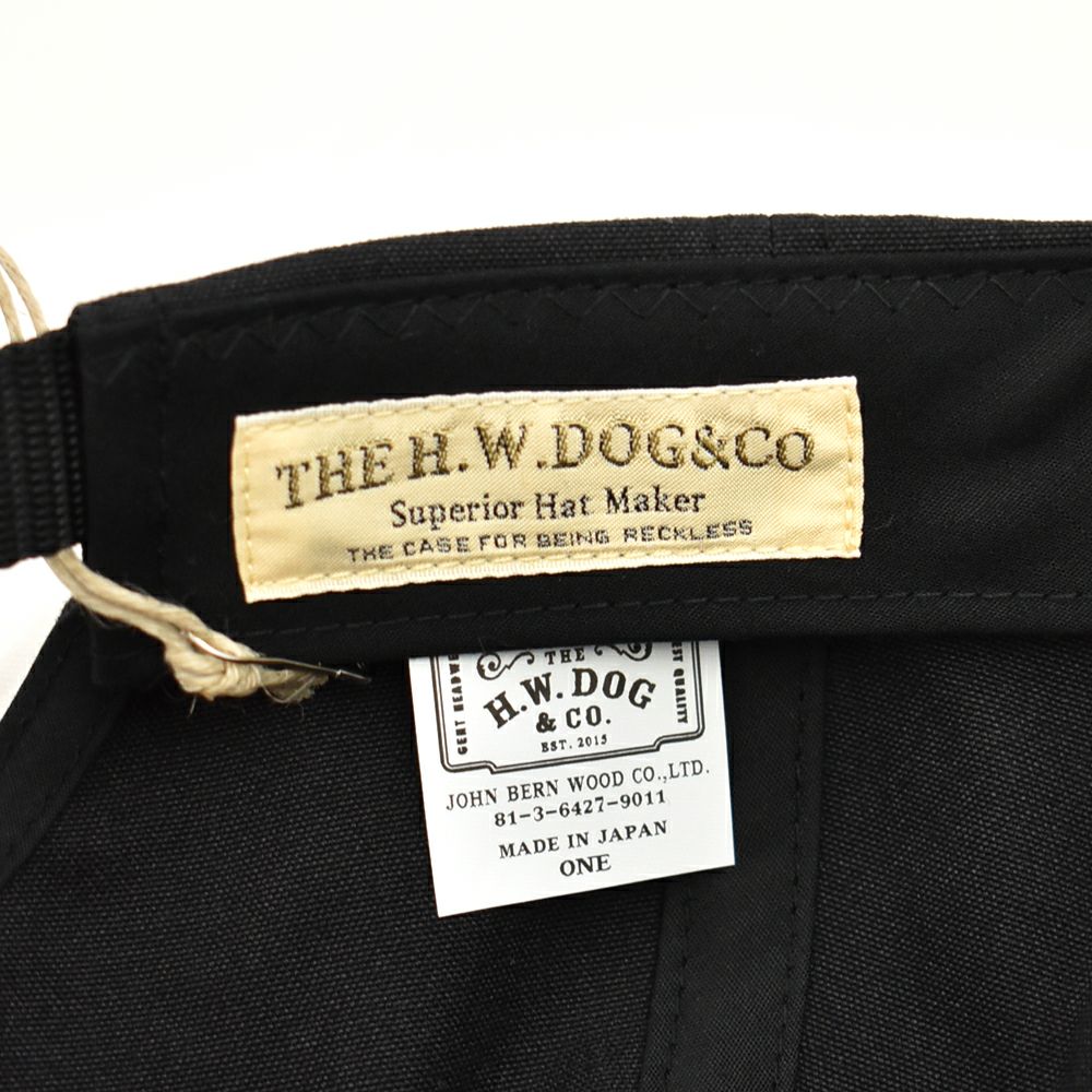 ザ エイチ ダブリュー ドッグ アンド カンパニー(THE H.W.DOG＆CO.) BALL CAP ベースボールキャップ 帽子 刺繍 D-01022