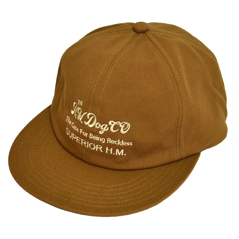 ザ エイチ ダブリュー ドッグ アンド カンパニー(THE H.W.DOG＆CO.) BALL CAP ベースボールキャップ 帽子 刺繍 D-01022 BROWN