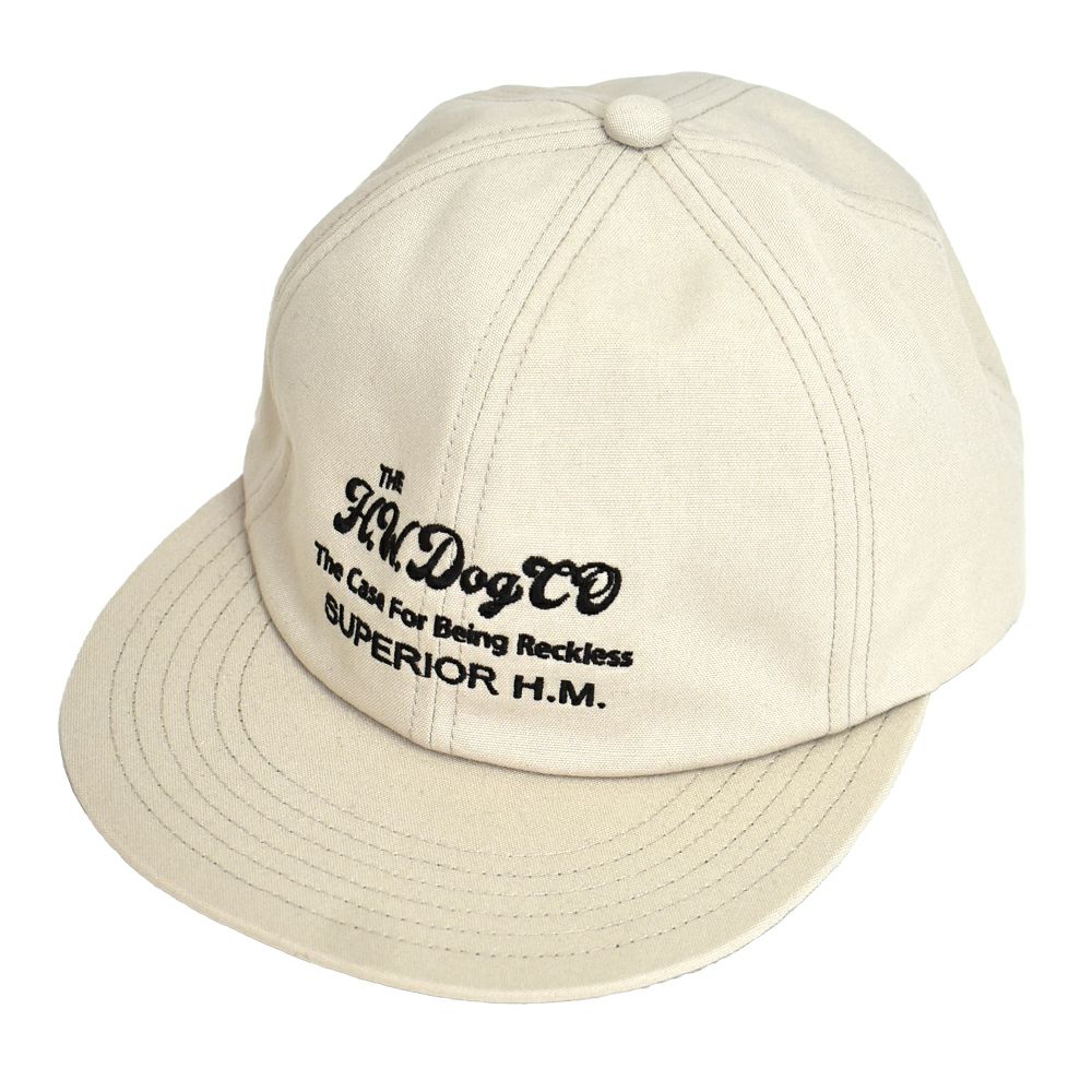 ザ エイチ ダブリュー ドッグ アンド カンパニー(THE H.W.DOG＆CO.) BALL CAP ベースボールキャップ 帽子 刺繍 D-01022 IVORY