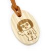 トップジミー (TOP JIMMY) WOOD CHARM -yukaina okazaemon- 木製キーホルダー ウッドプレート トップジミー オリジナル