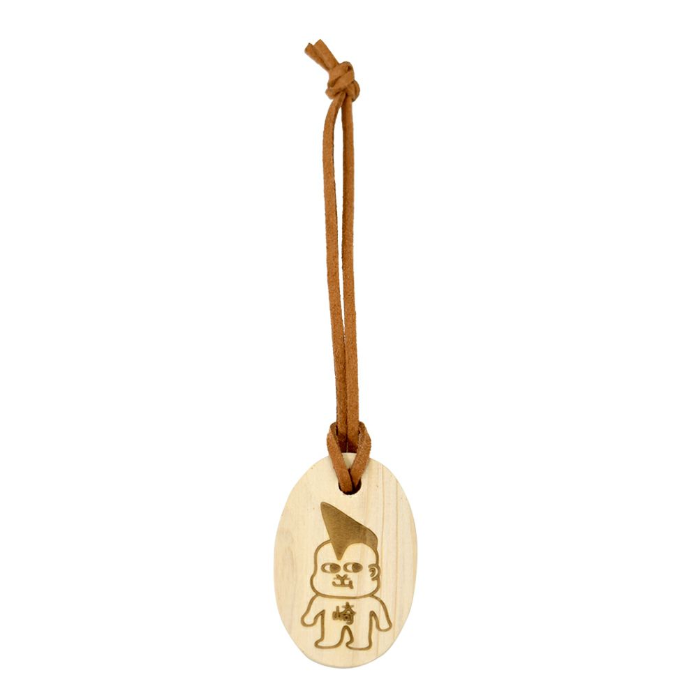 トップジミー (TOP JIMMY) WOOD CHARM -yukaina okazaemon- 木製キーホルダー ウッドプレート トップジミー オリジナル もひかんオカザえもん
