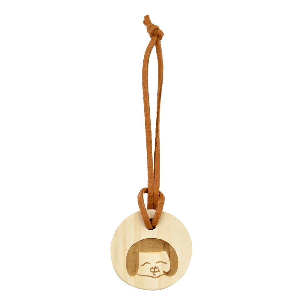 トップジミー (TOP JIMMY) WOOD CHARM -yukaina okazaemon- 木製キーホルダー ウッドプレート トップジミー オリジナル にんまりオカザえもん