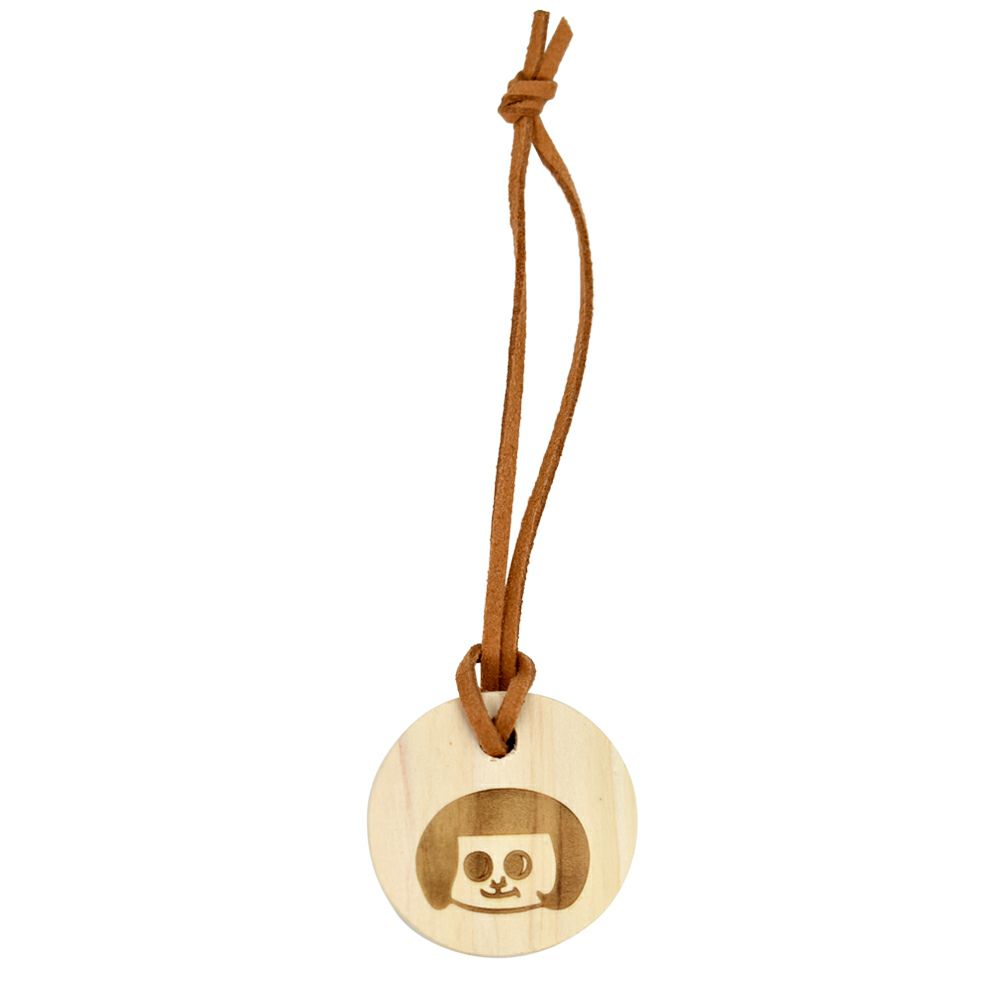 トップジミー (TOP JIMMY) WOOD CHARM -yukaina okazaemon- 木製キーホルダー ウッドプレート トップジミー オリジナル ほほえむオカザえもん