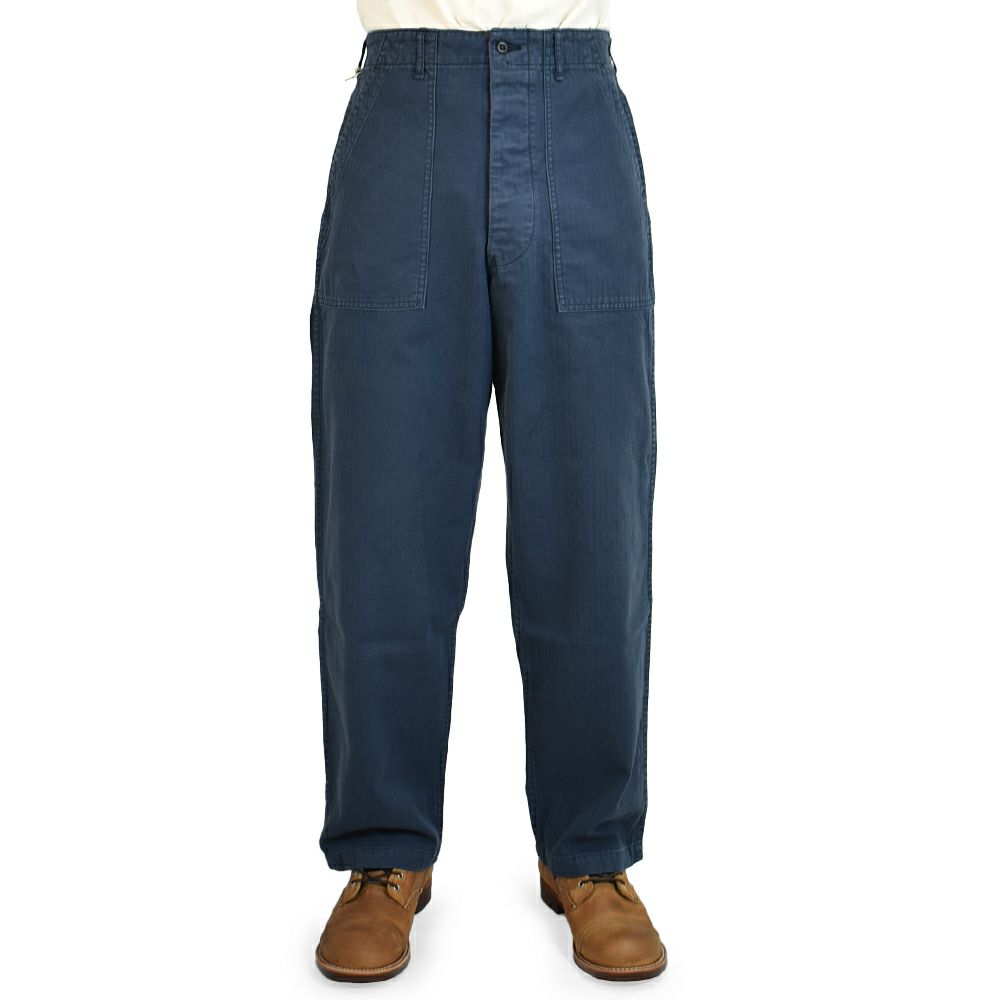 オアスロウ (orSlow) HERRINGBONE TWILL SUMMER FATIGUE PANTS（UNISEX） コットンパンツ 01-5103