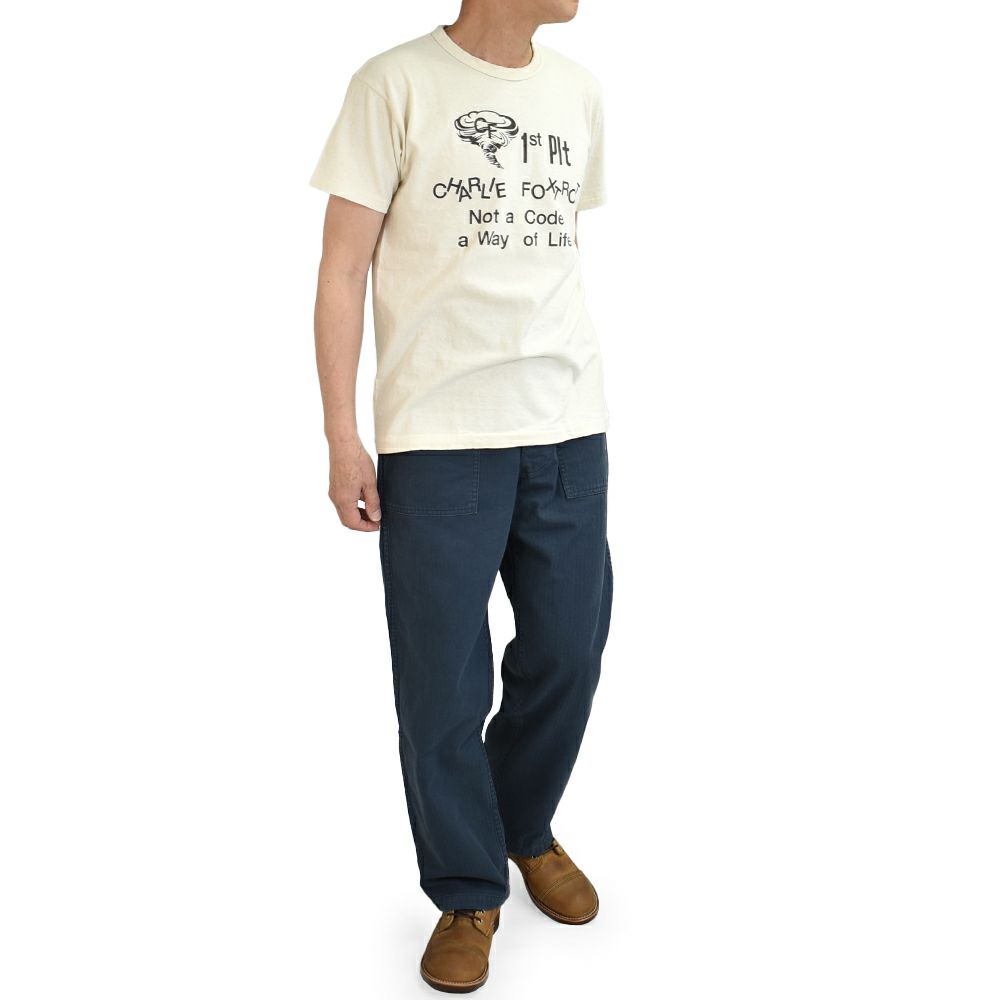 オアスロウ (orSlow) HERRINGBONE TWILL SUMMER FATIGUE PANTS（UNISEX） コットンパンツ 01-5103