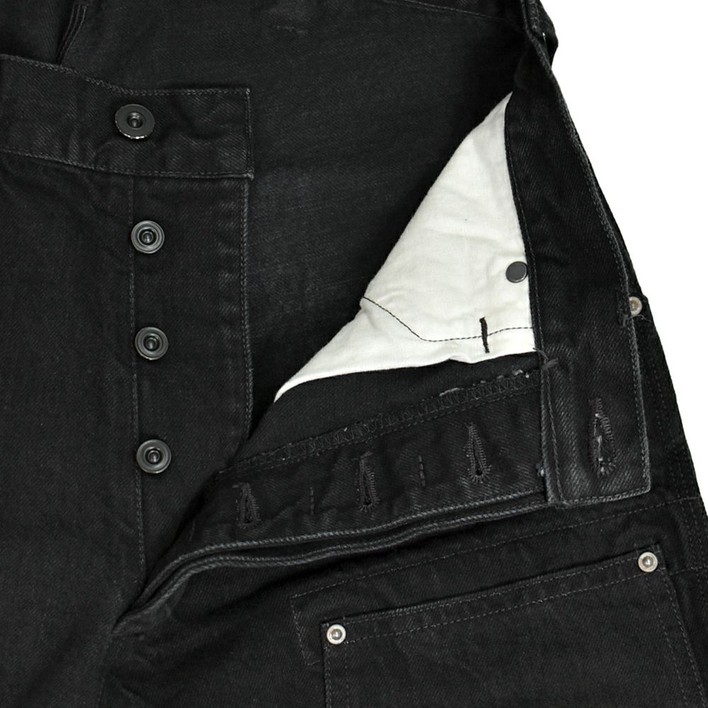 フリーホイーラーズ (FREEWHEELERS) -BAKERSFIELD- TROUSERS 1960s~ STYLE WORK CLOTHING Vintage Style 13oz Rude Black Denim ワークパンツ トラウザーズパンツ ブラックデニム 2522008